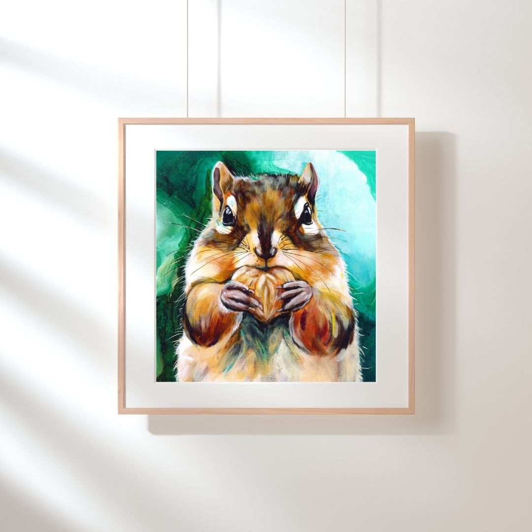 Chipmunk Print - Summer Love by Lisa Whitehouse