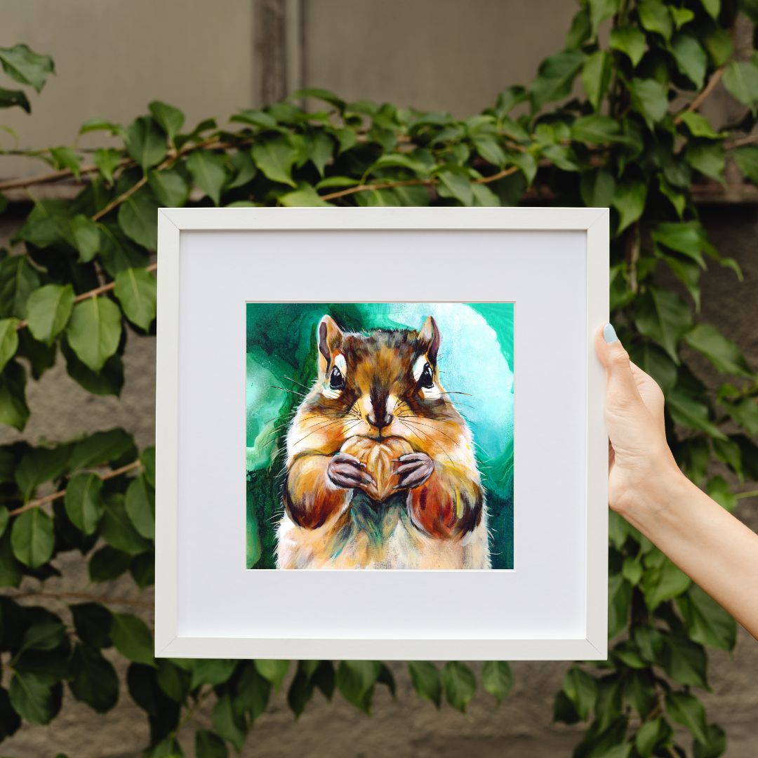 Chipmunk Print - Summer Love by Lisa Whitehouse