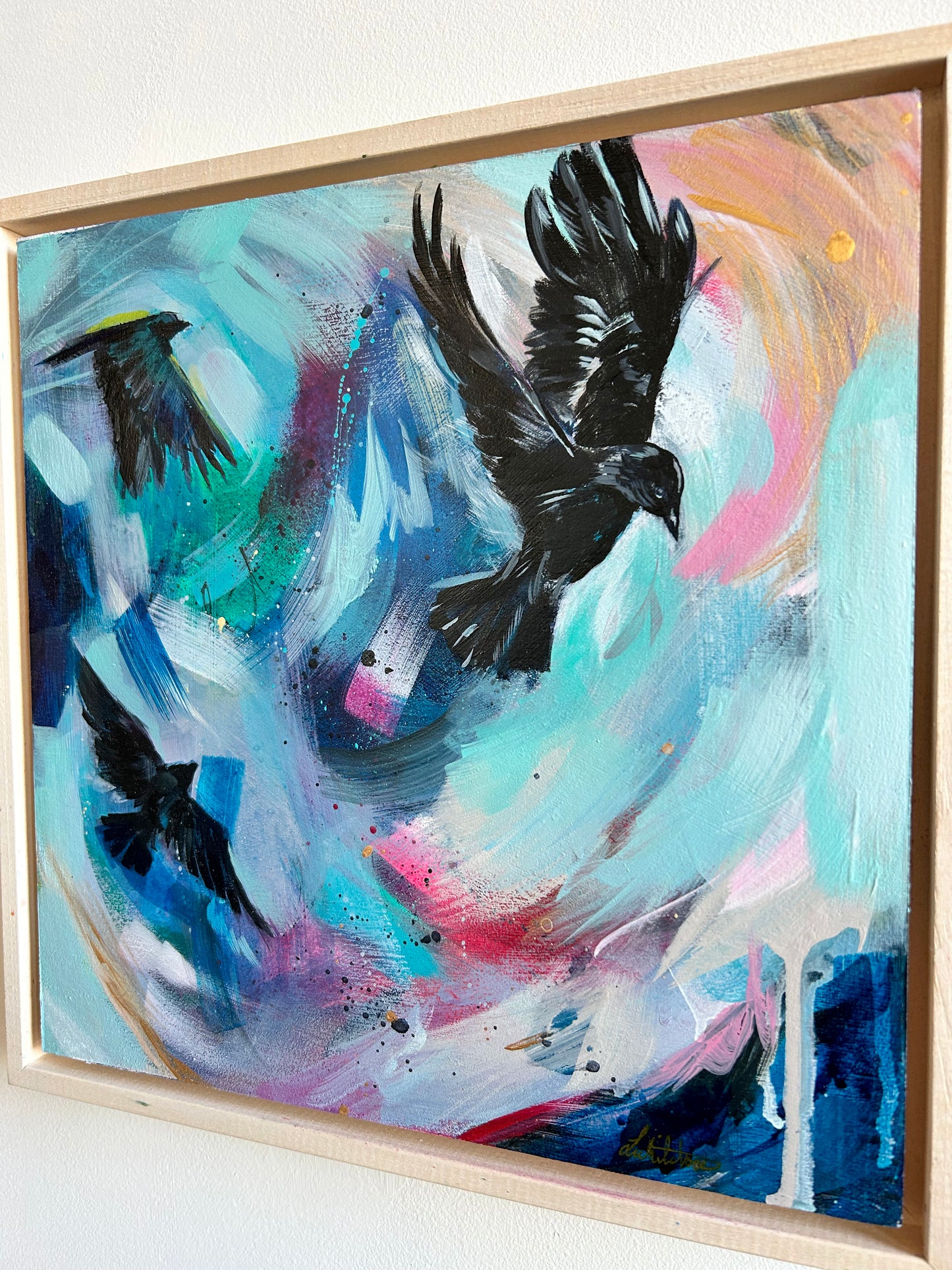 Original 12"x12" Painting "Creative Flurry"