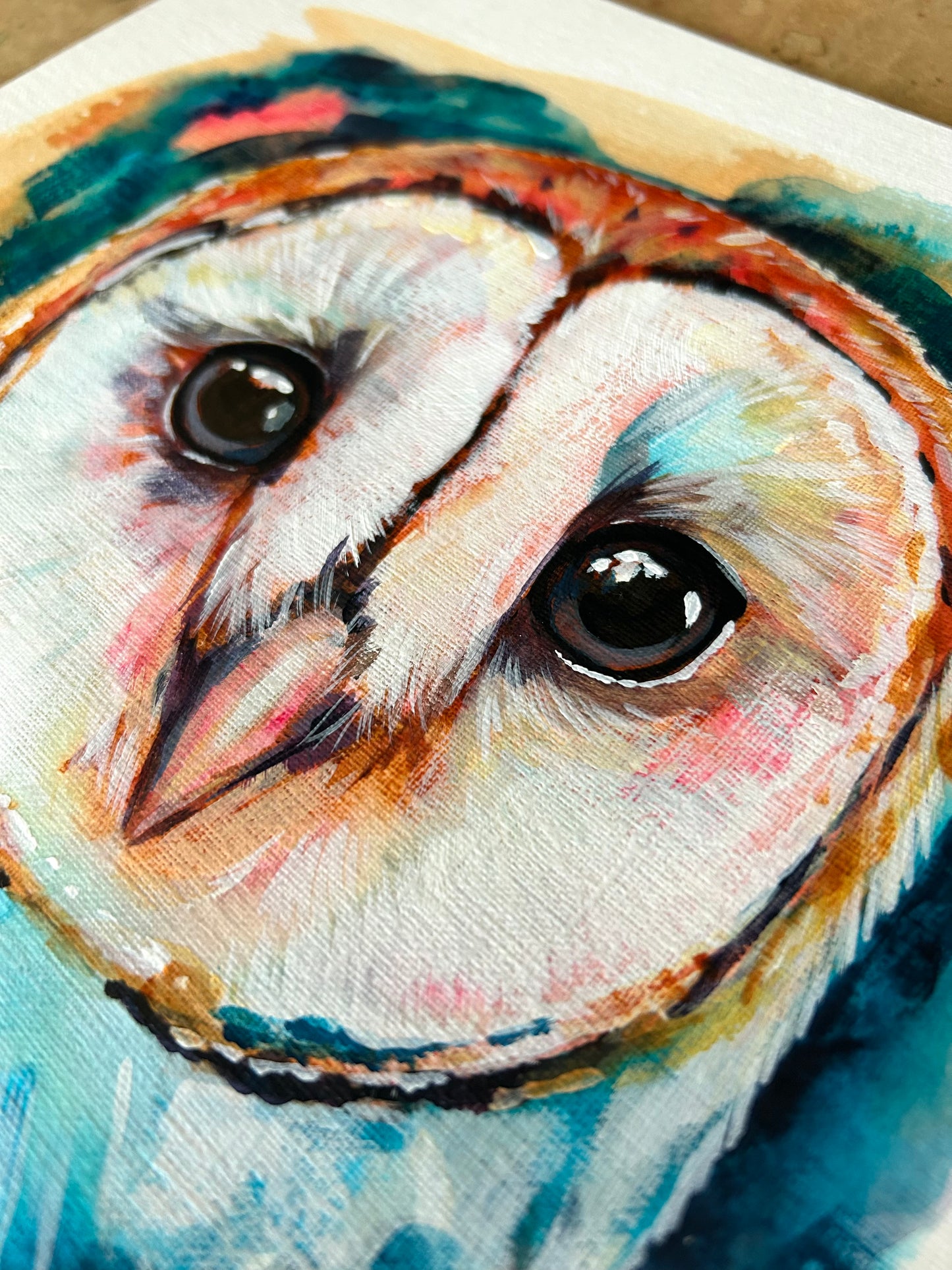 Original Painting of an Owl
