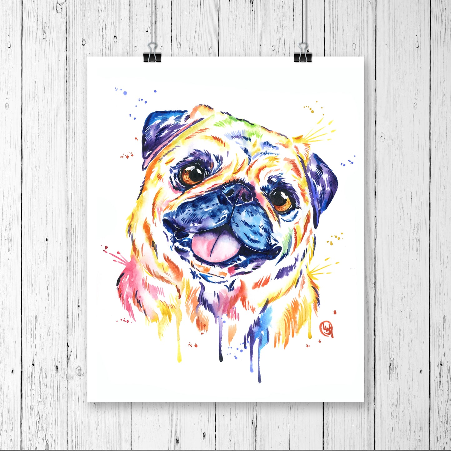 Pug Painting - 1