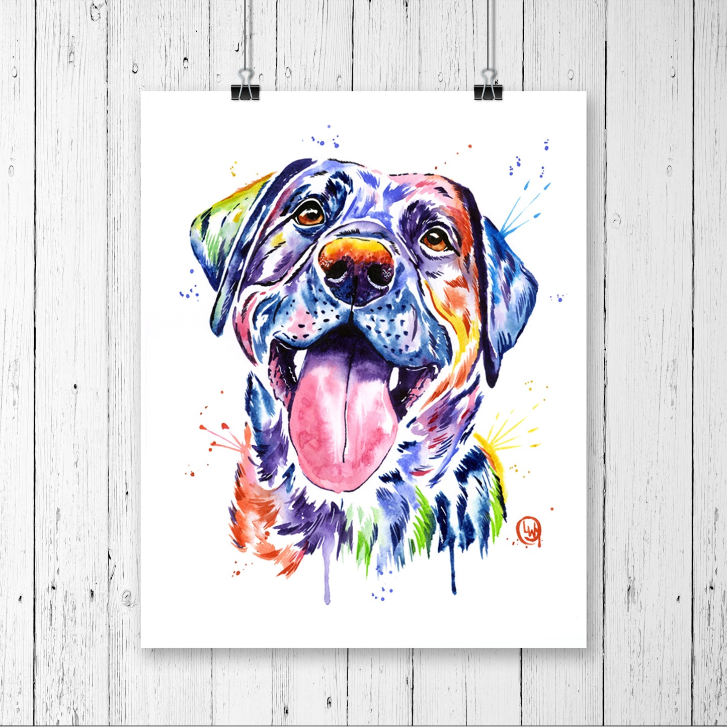 Black Lab Art - 1