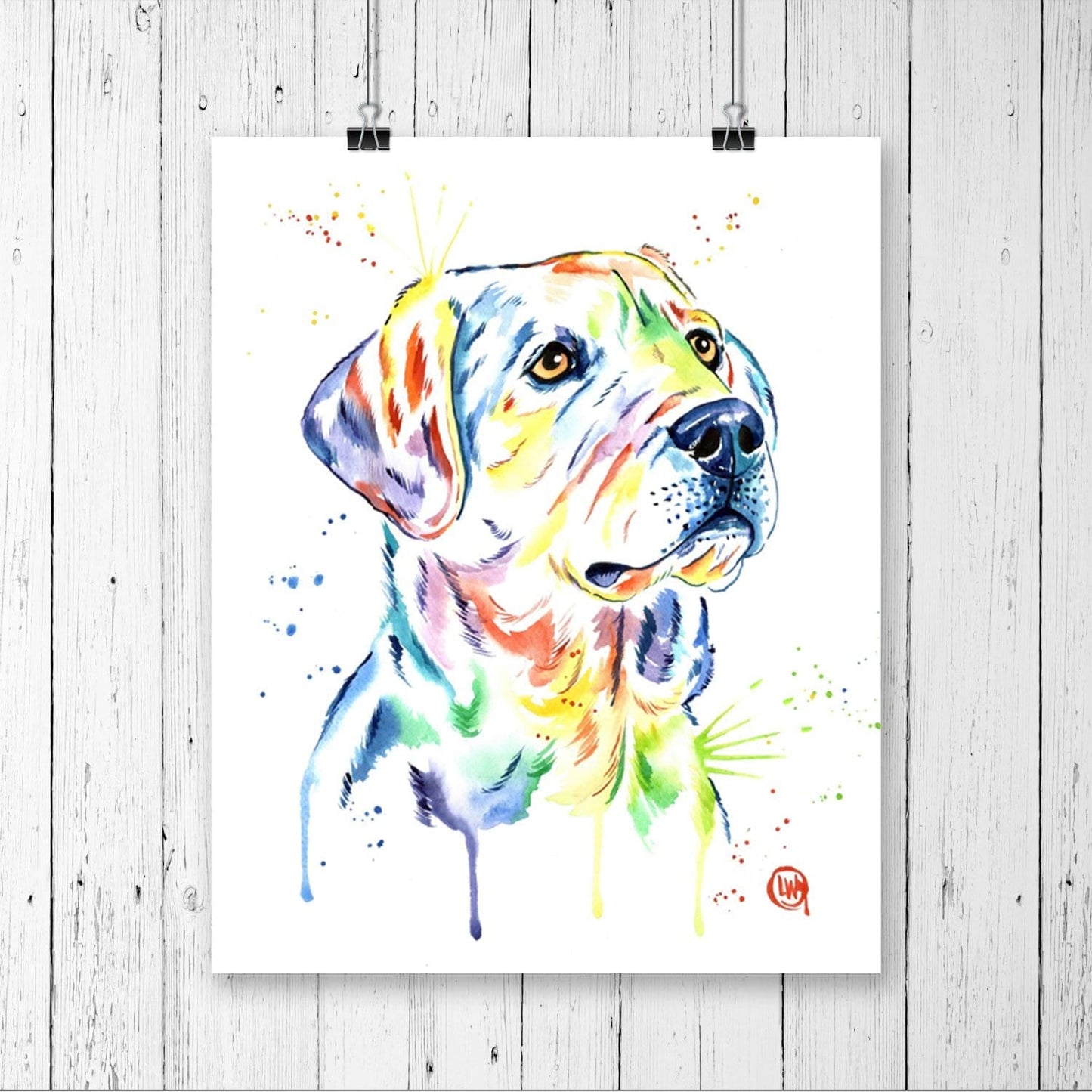 Yellow Lab Painting - 1