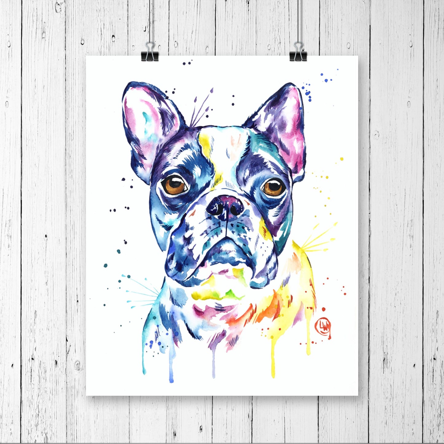 Boston Terrier Art - 1