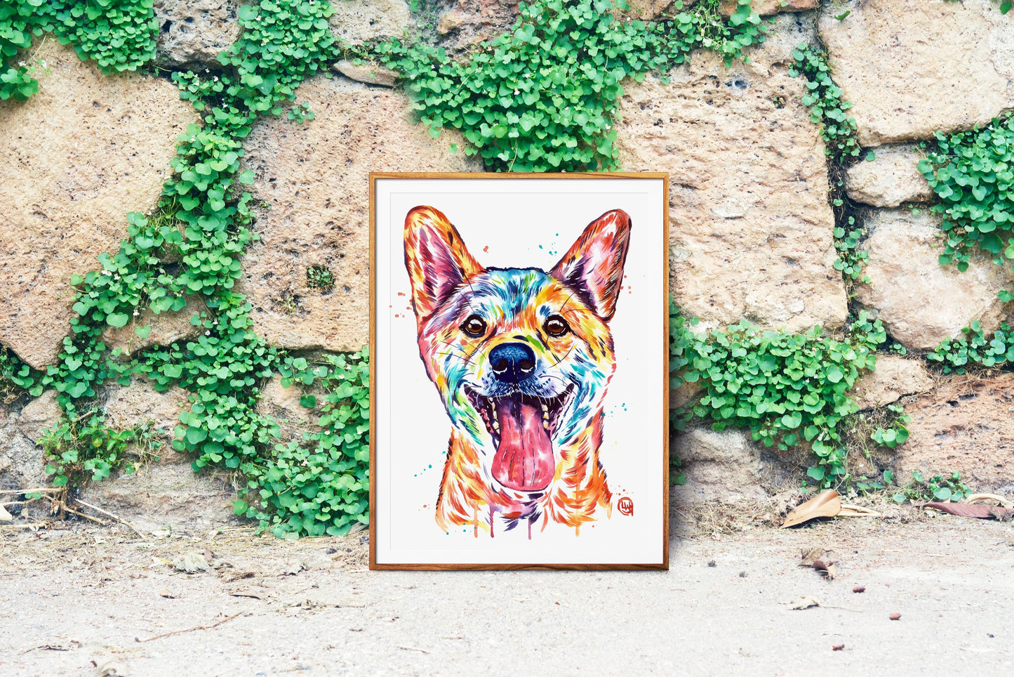 Shiba Inu Painting - 6
