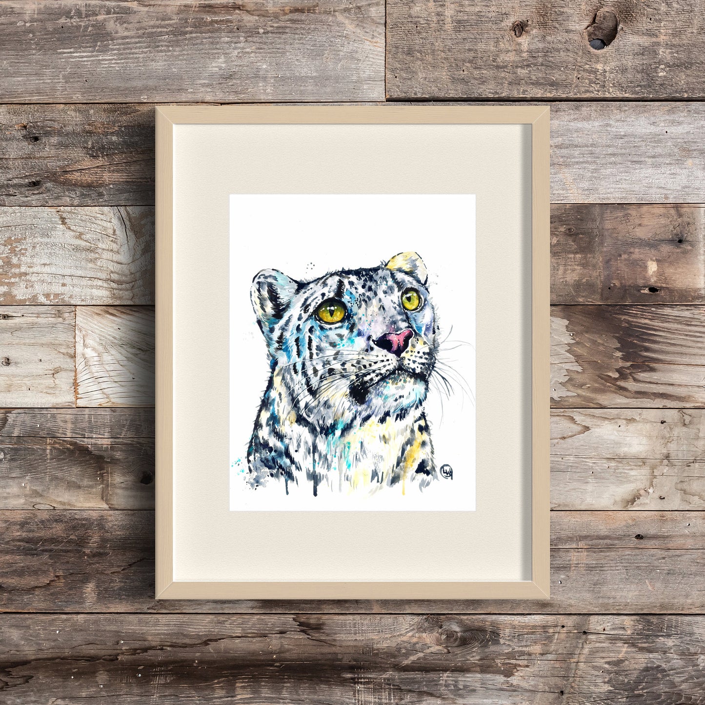 Snow Leopard Painting - 3