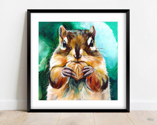 Chipmunk Print  -  Summer Love by Lisa Whitehouse