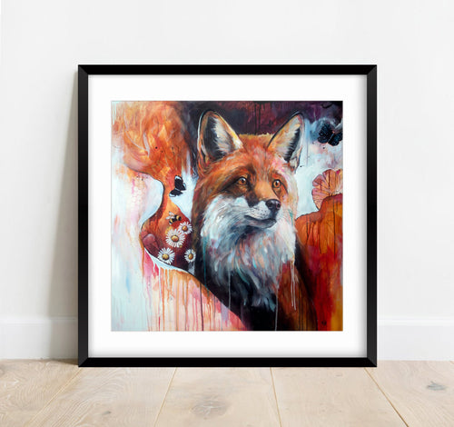 Contemporary Fox Painting - 0