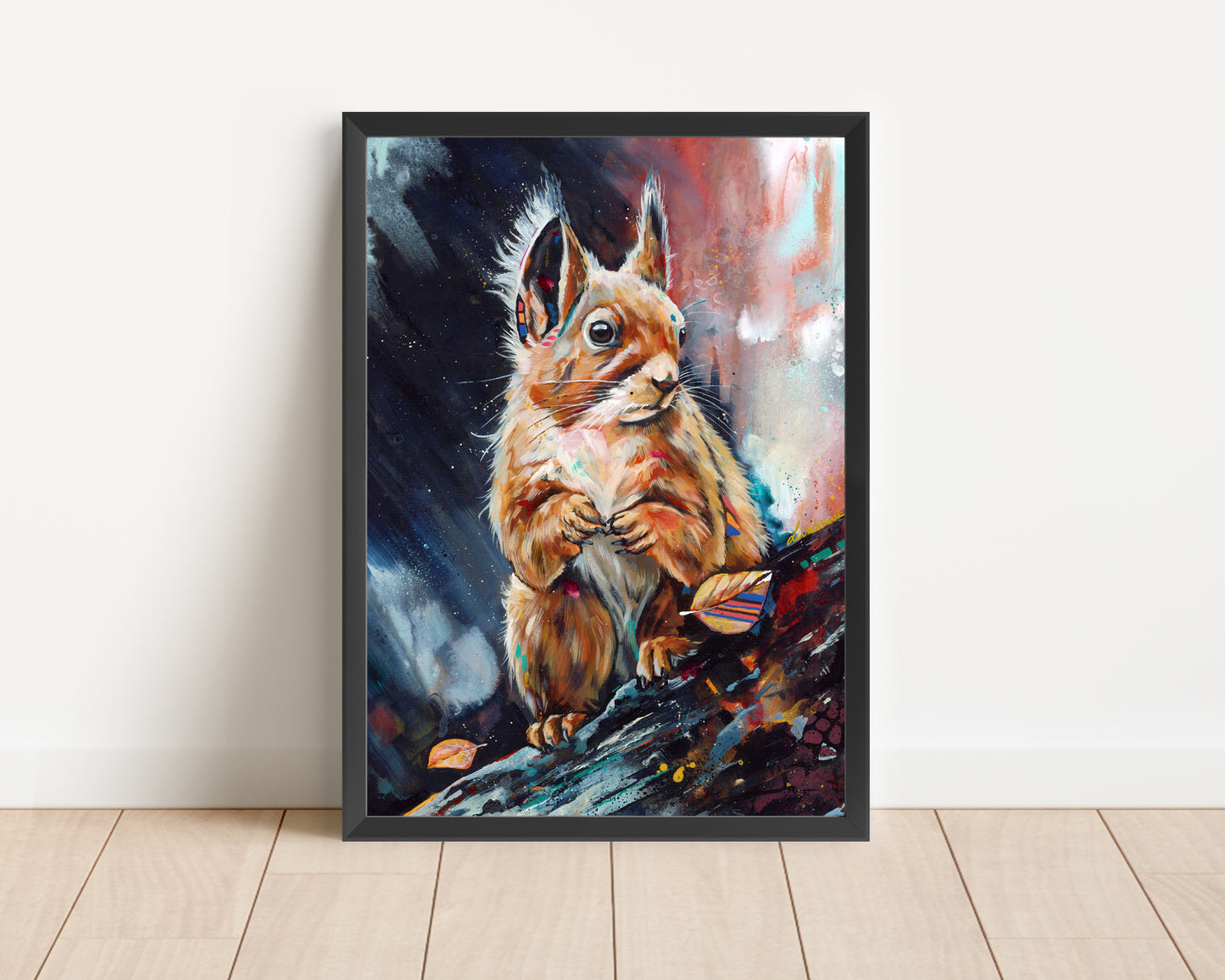 Squirrel Art Print - The Majestic Forager