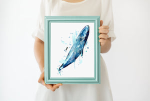 Blue Whale Painting - 2