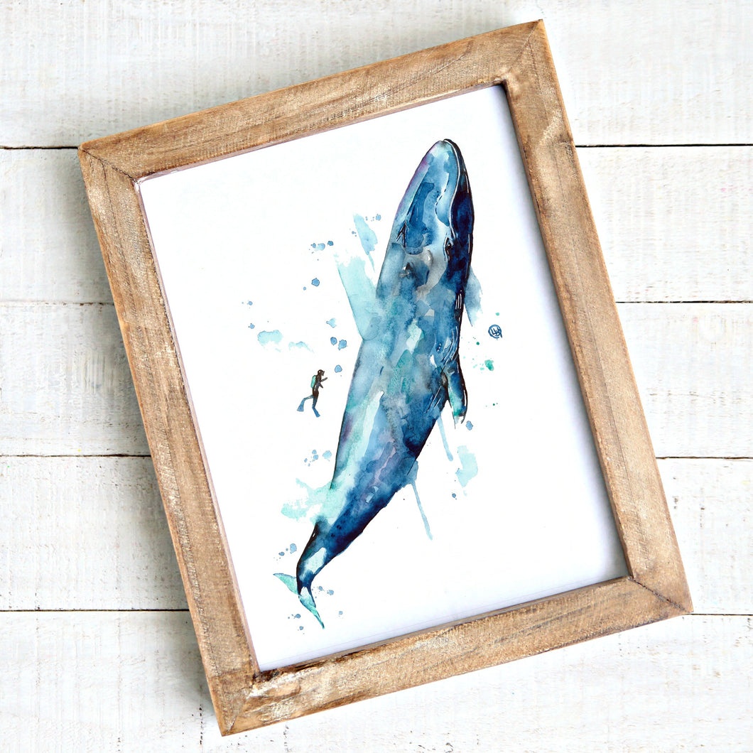 Blue Whale Painting - 3