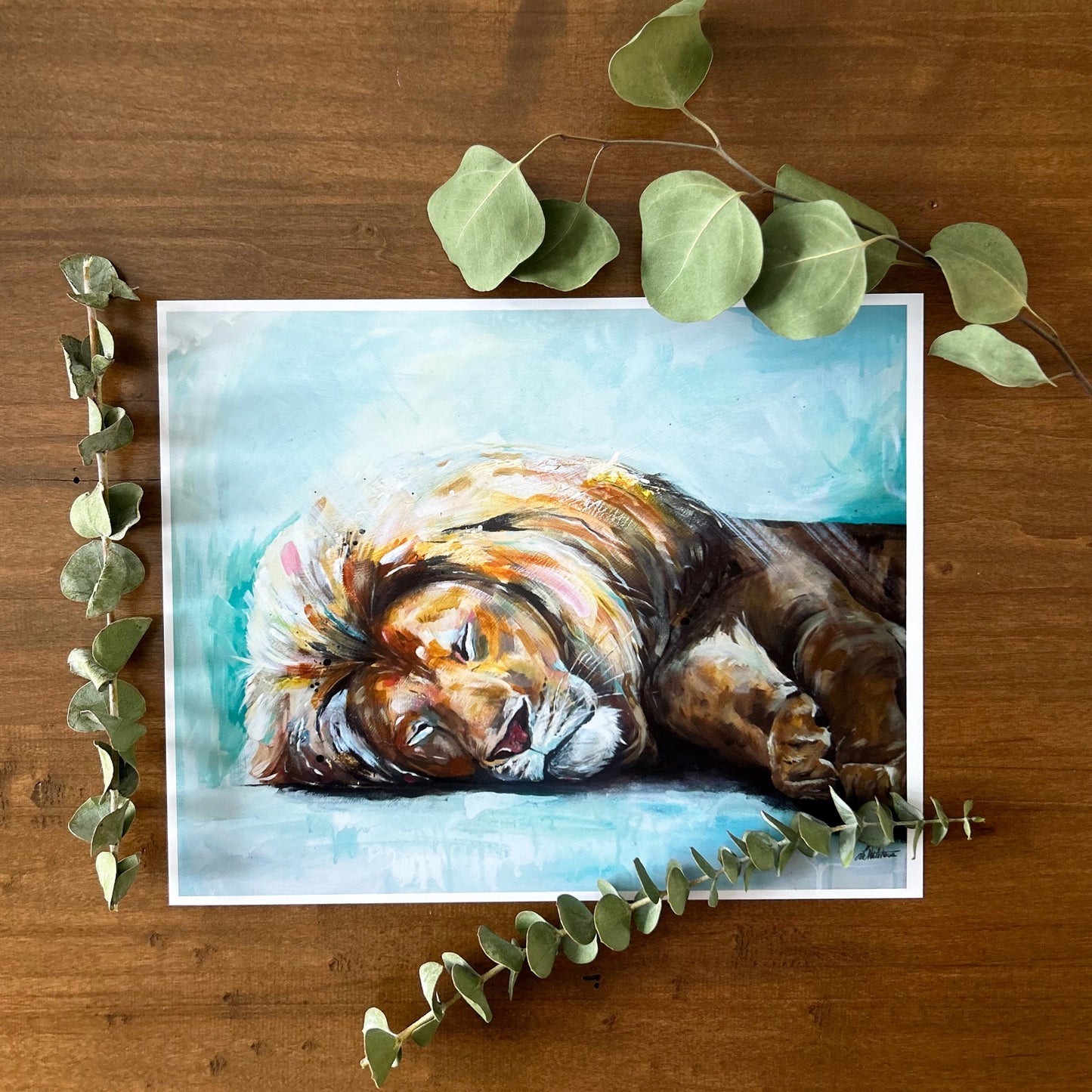 Modern Lion Painting - 1