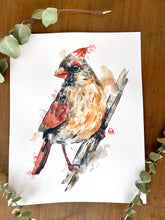 Original Painting of a Cardinal "Subtle Beauty"