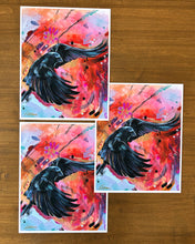 Raven Art Print of Original Painting by Lisa Whitehouse | Whitehouse Art