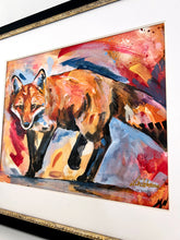 Original Painting of a Fox - The Hunt