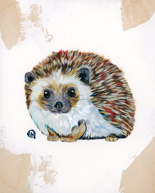 8"x10" Portrait of a Hedgehog - "Spike"