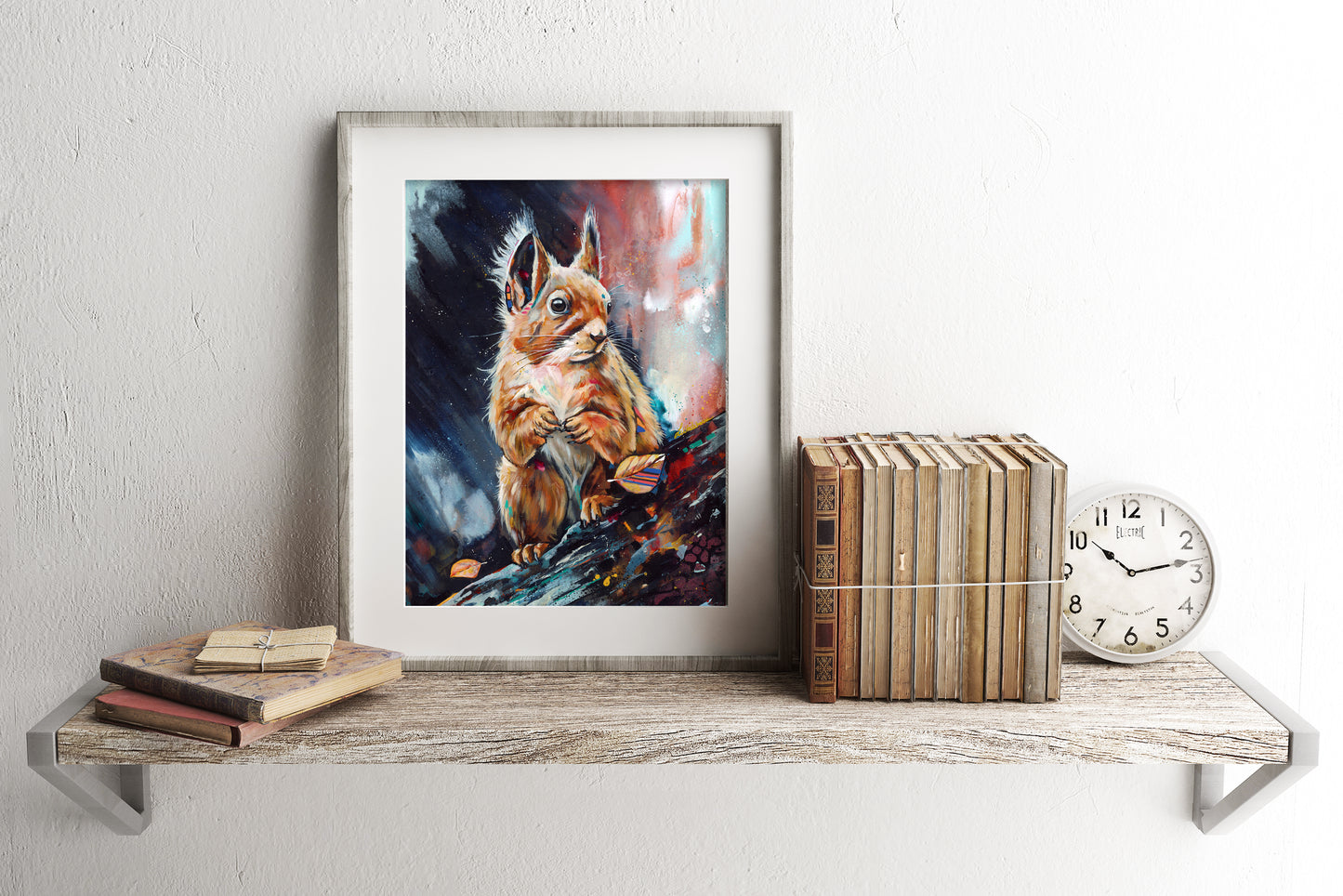 Squirrel Art Print - The Majestic Forager