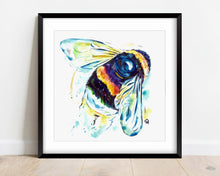 Bumble Bee Watercolor Painting by Lisa Whitehouse