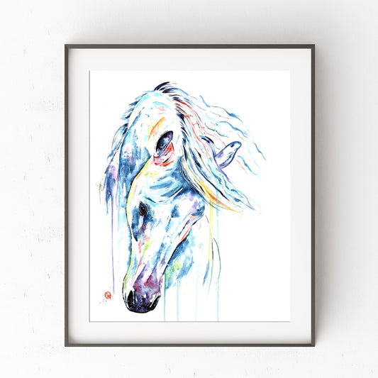 Horse Watercolor Art - 2