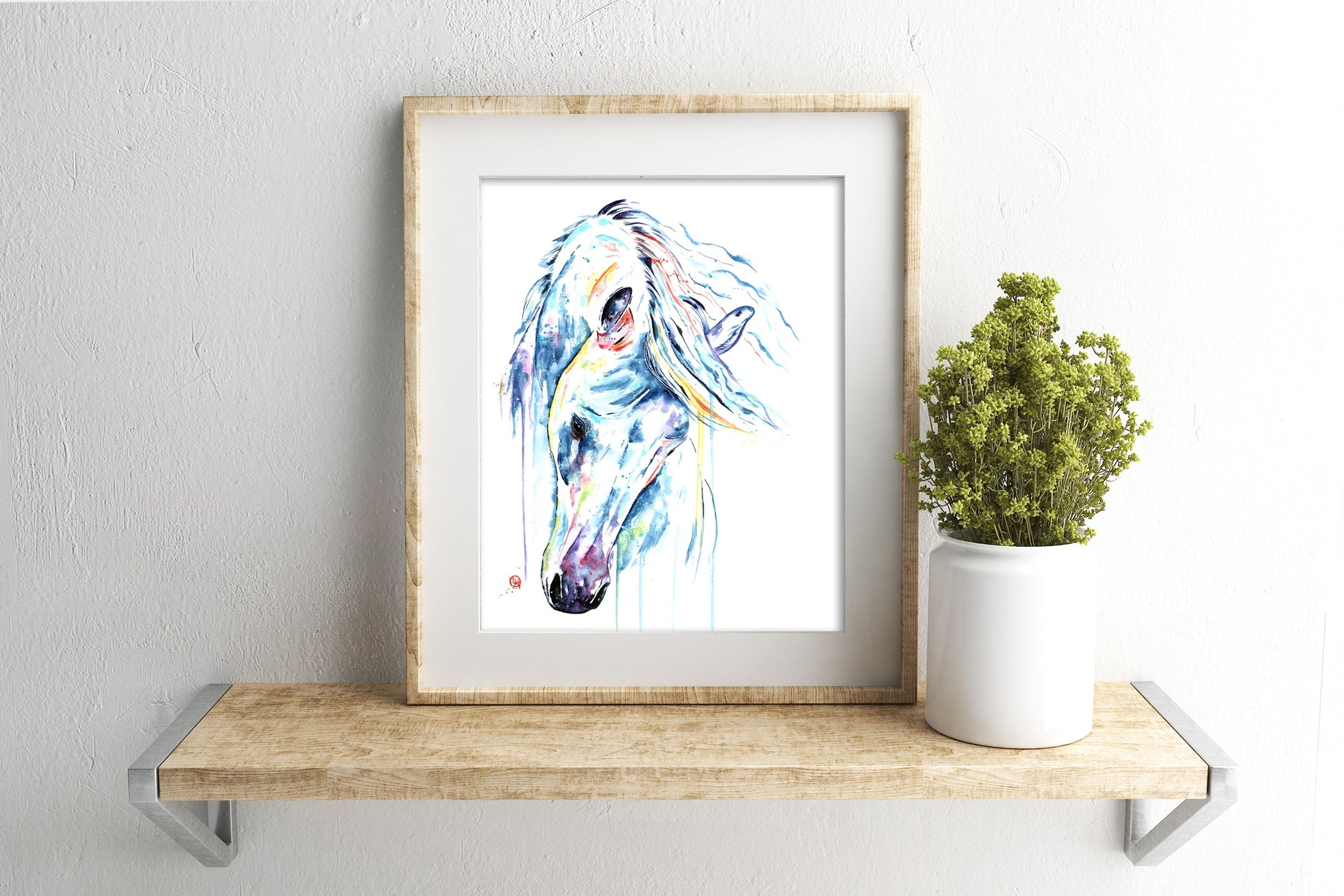 Horse Watercolor Art - 7