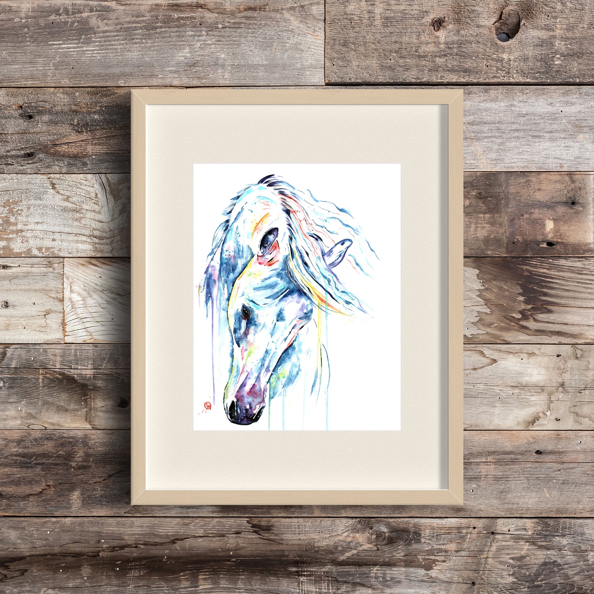 Horse Watercolor Art - 11