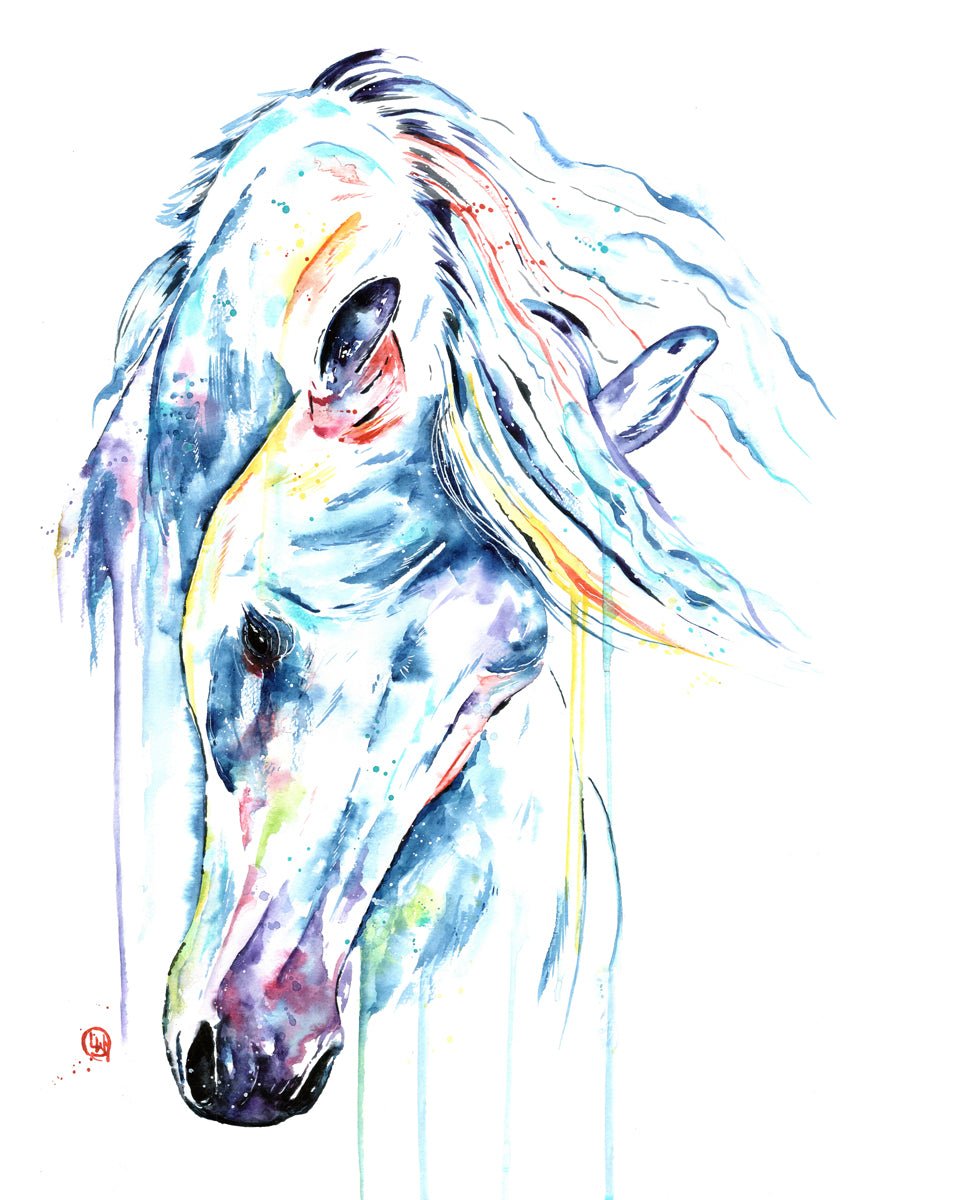 Horse Watercolor Art - 15