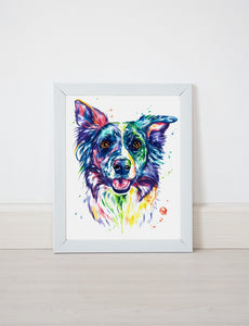 Border Collie Painting - 2