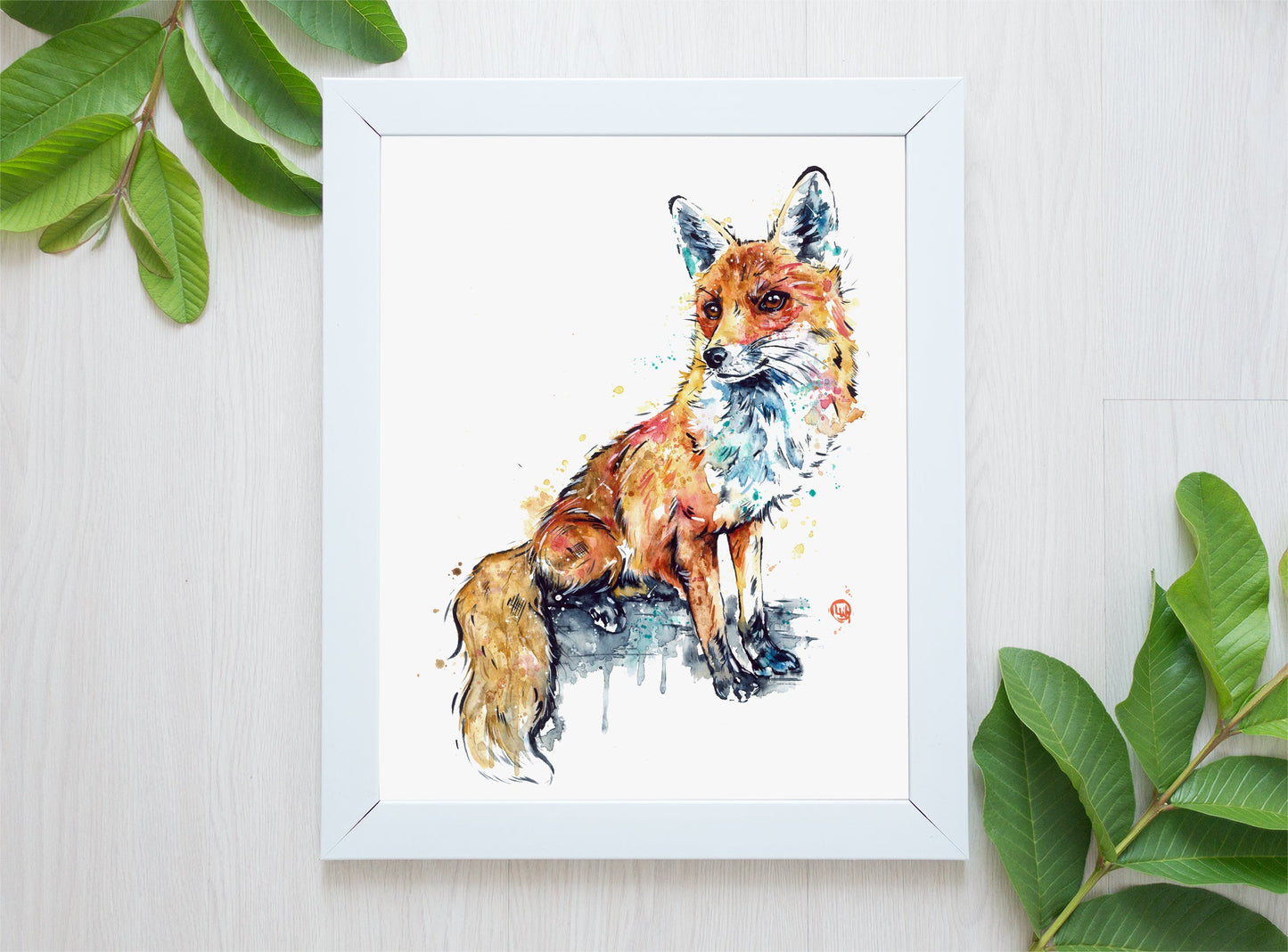 Fox Watercolor Painting - 2