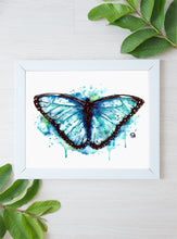 Blue Butterfly Painting - 3