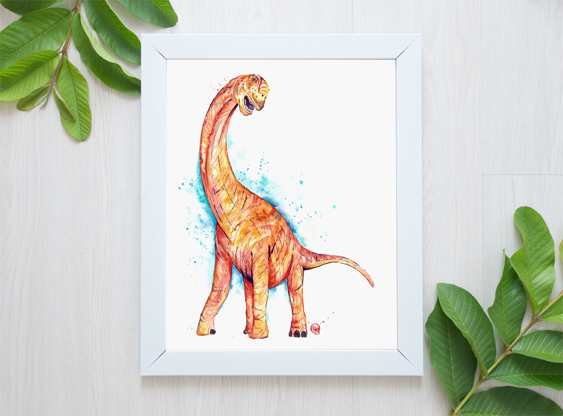 Brachiosaurus Painting - 1