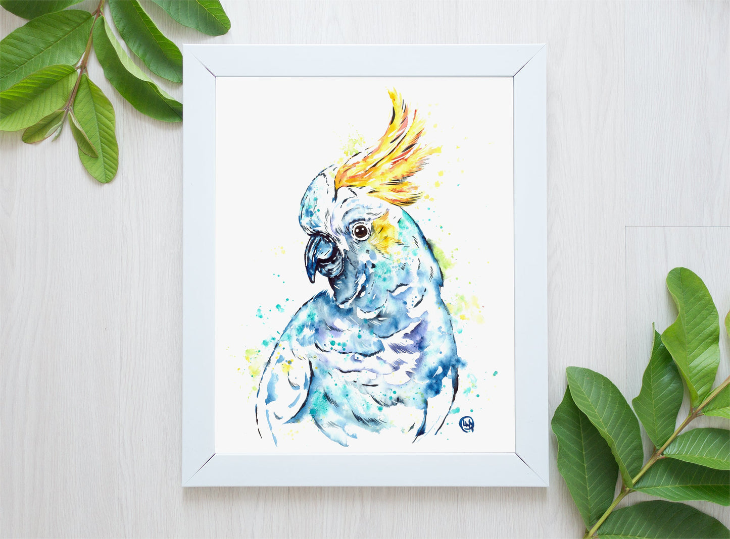 Cockatoo Watercolor Painting - 1