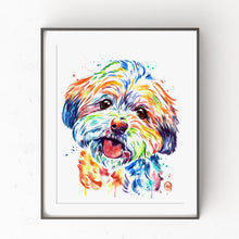 Shorkie Dog Print by Whitehouse Art |  6 Sizes
