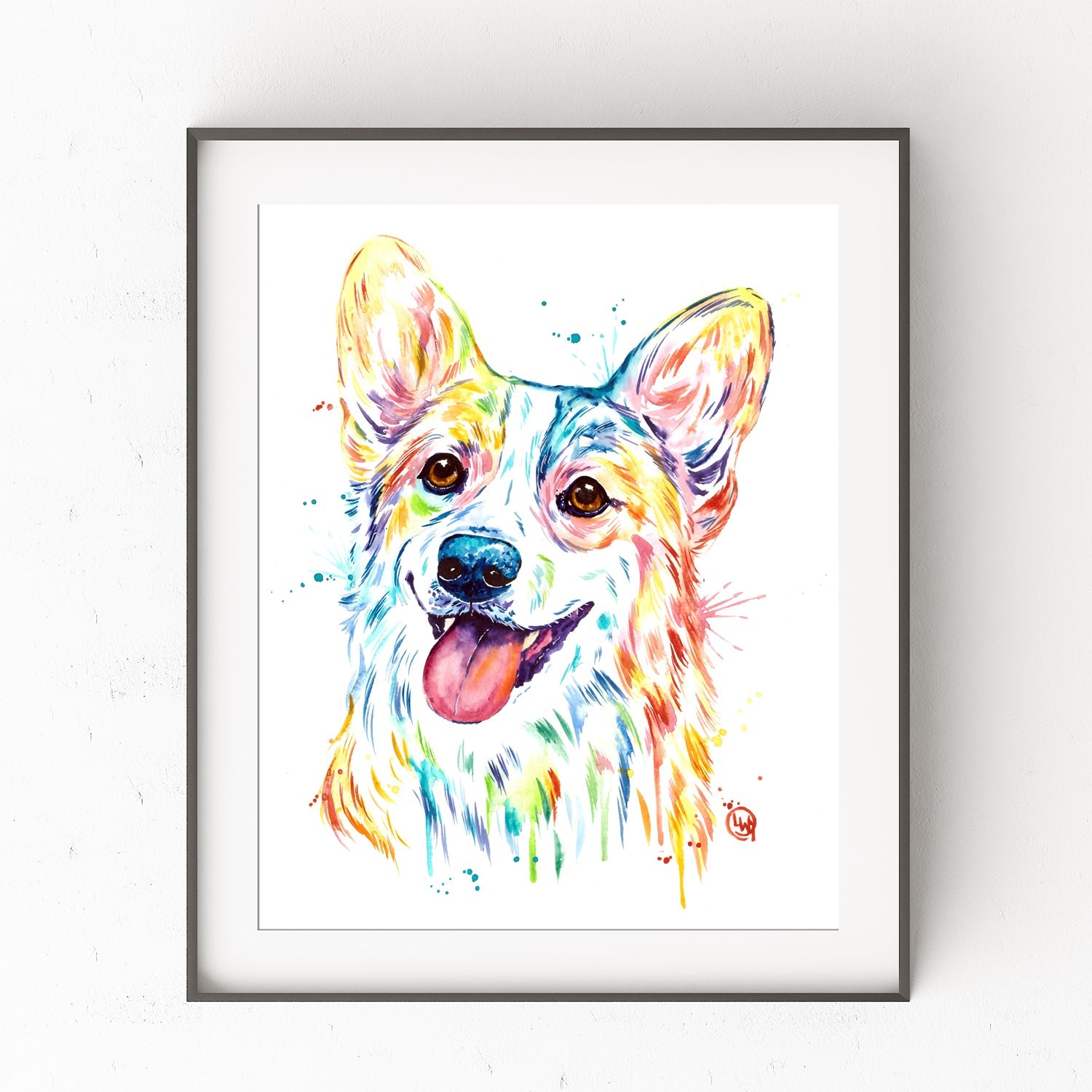 Corgi Watercolor Painting - 0