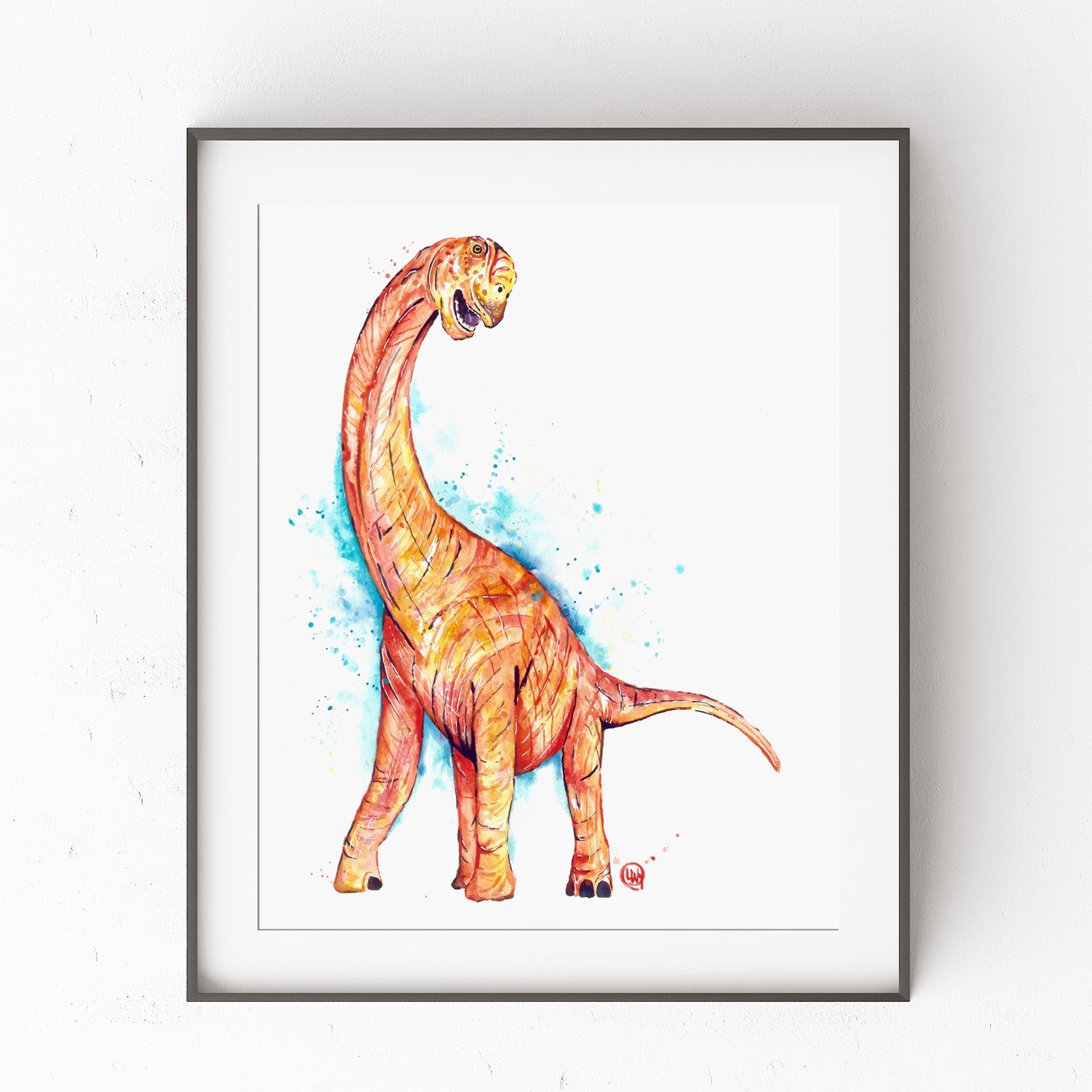 Brachiosaurus Painting - 0