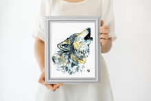 Howling Wolf Painting - 1