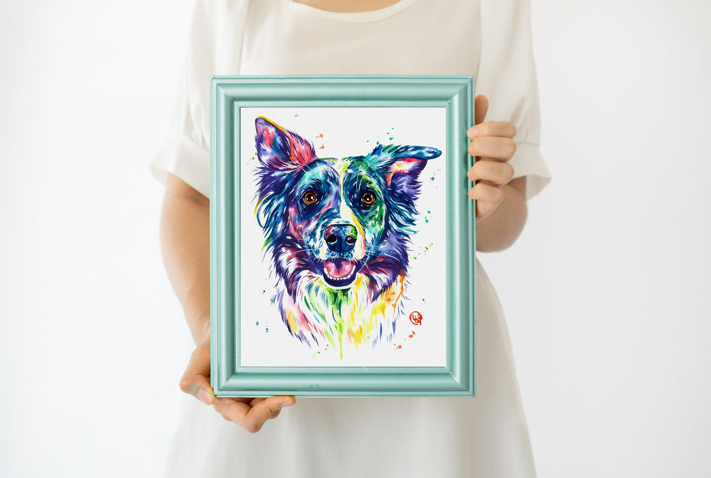 Border Collie Painting - 4