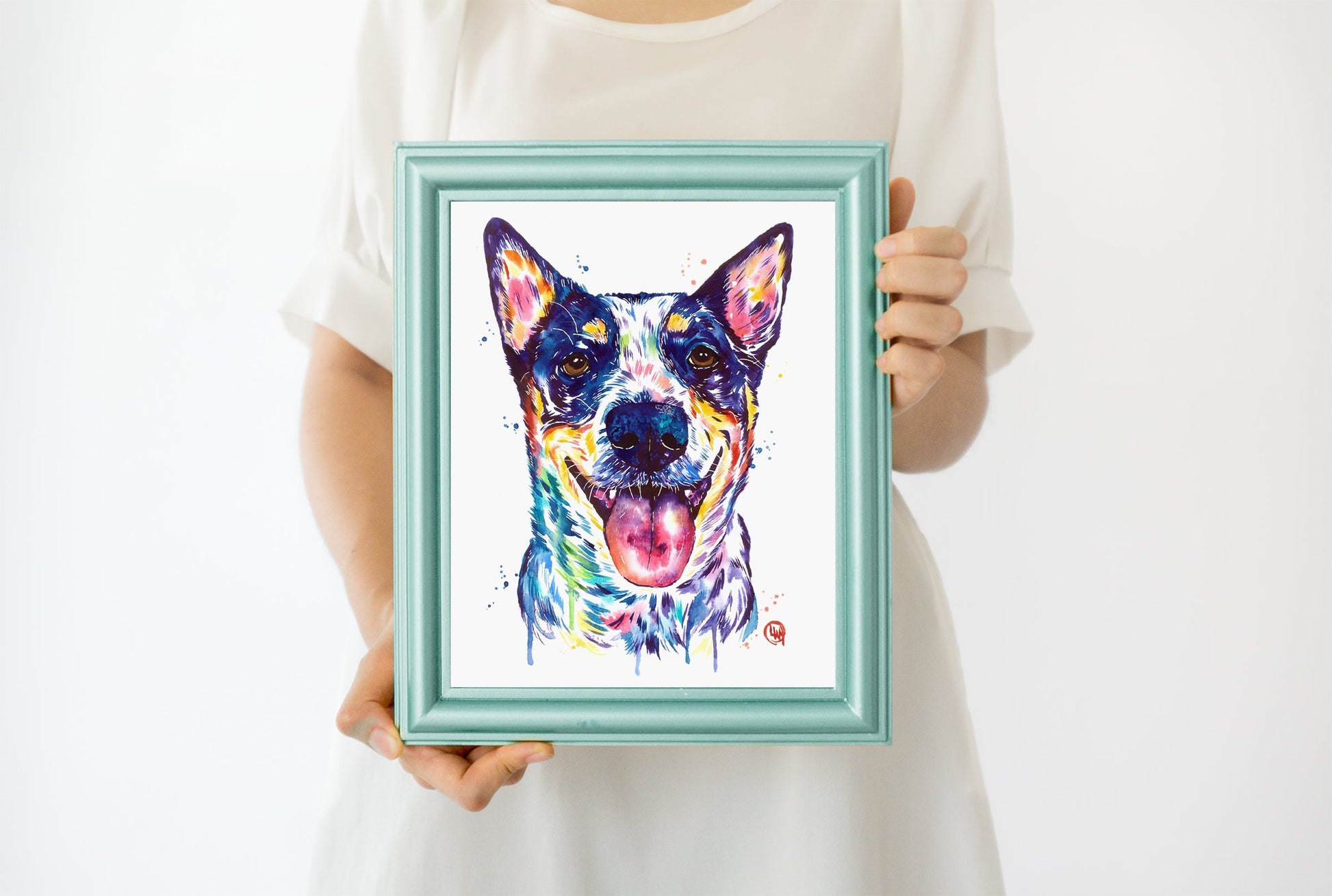 Australian Cattle Dog Art Print - 2