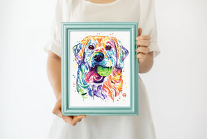 Colorful Dog Art - 3