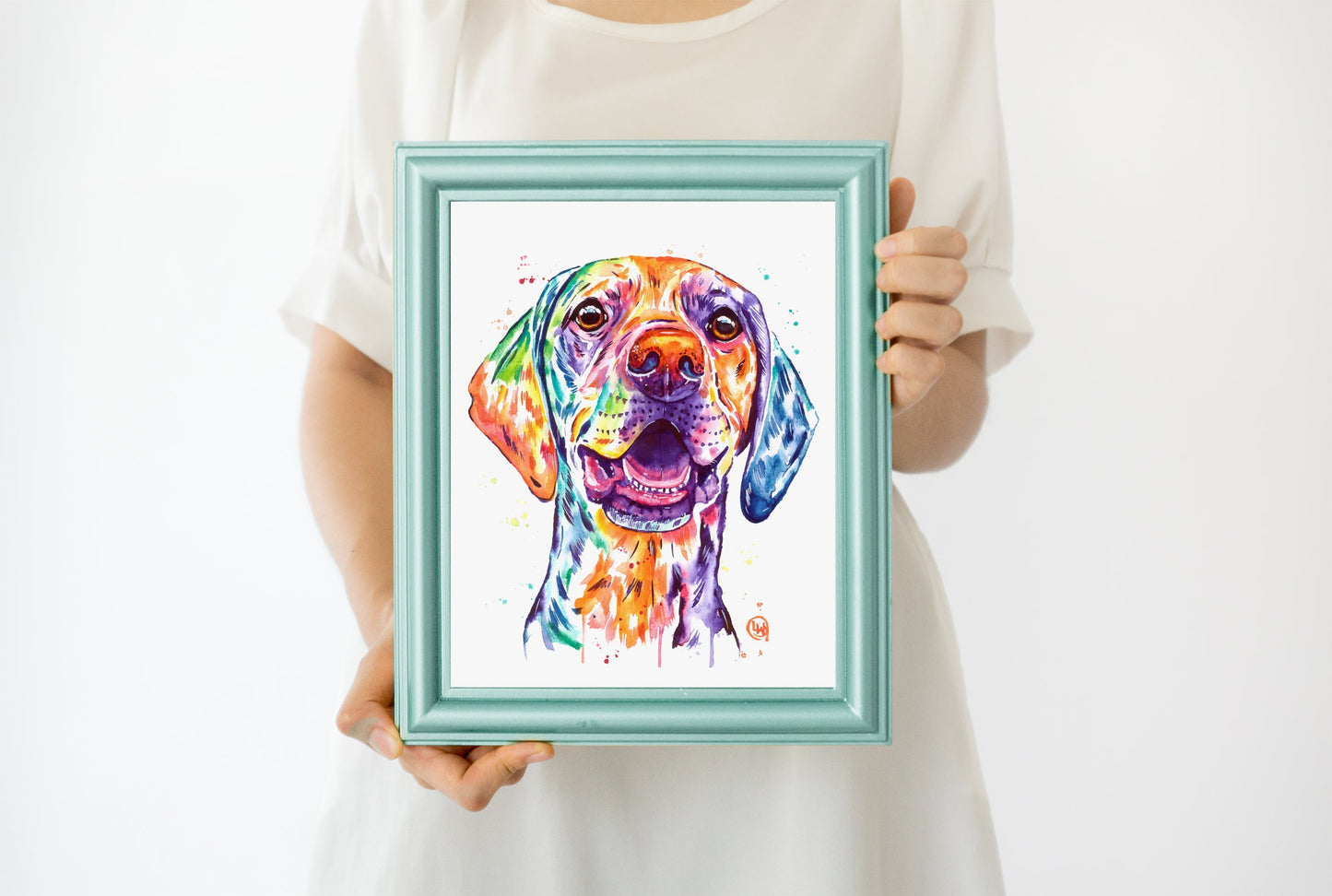 Vizsla Art Print - 1