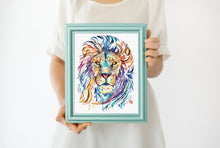 Lion Watercolor - 2