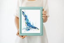 Humpback Whale Watercolor - 2