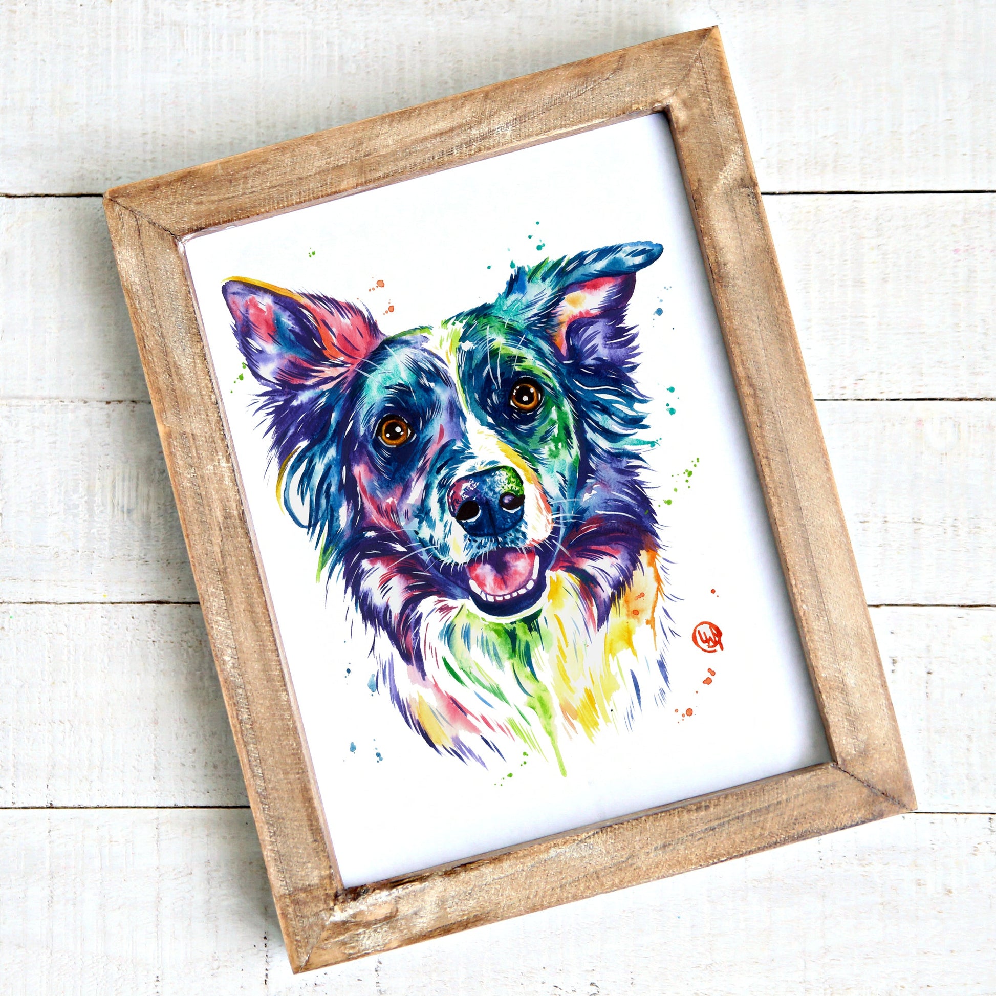 Border Collie Painting - 5