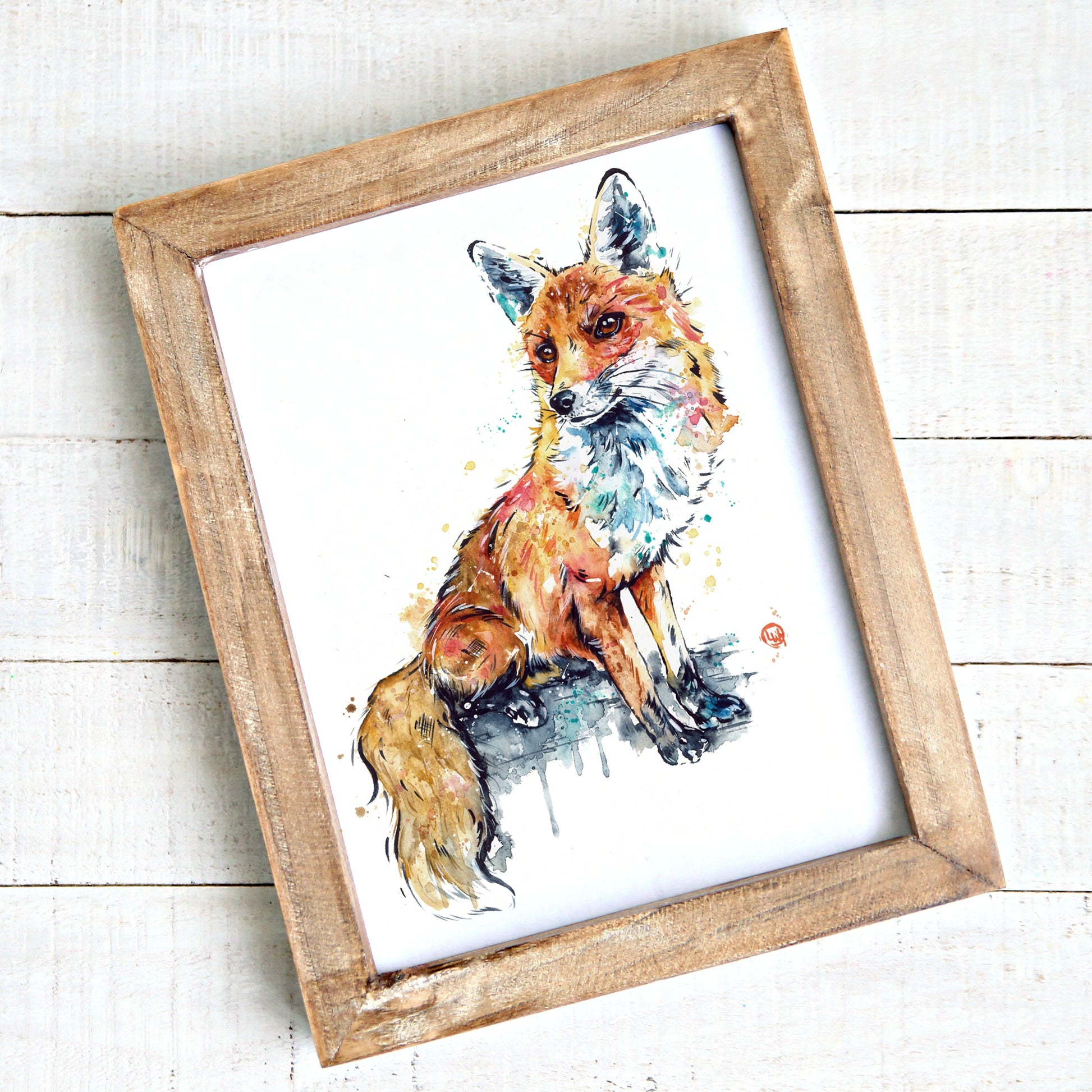 Fox Watercolor Painting - 3