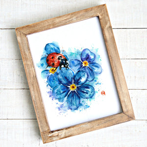 Ladybug Watercolor - 4