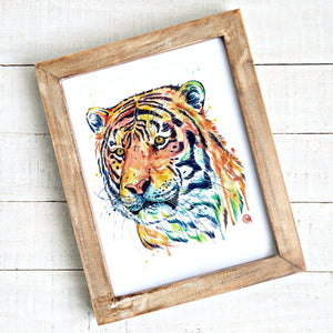 Tiger Watercolor Painting- Samkha