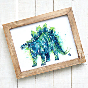 Stegosaurus Art Print - 1