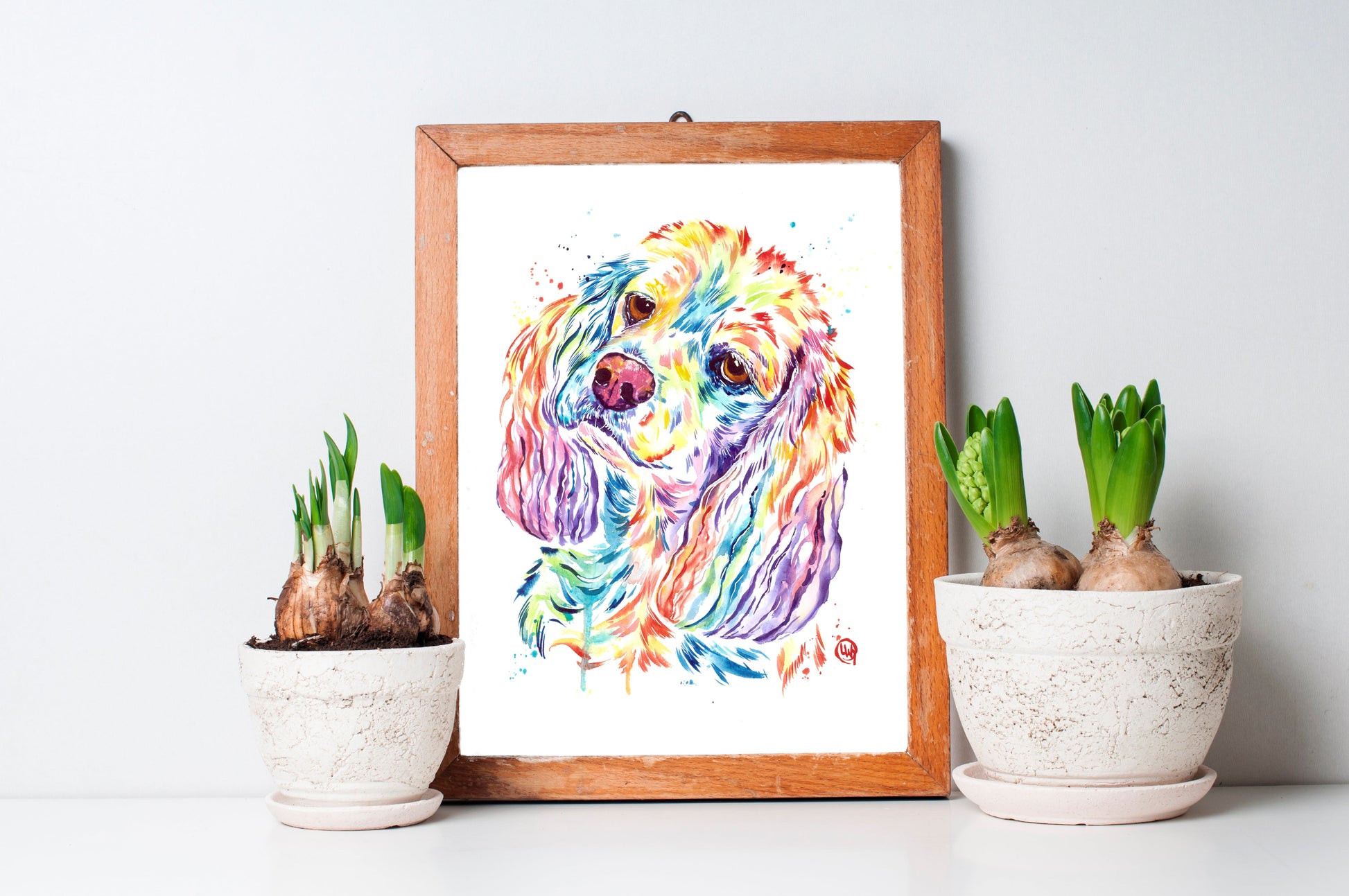 Cocker Spaniel Painting - 6