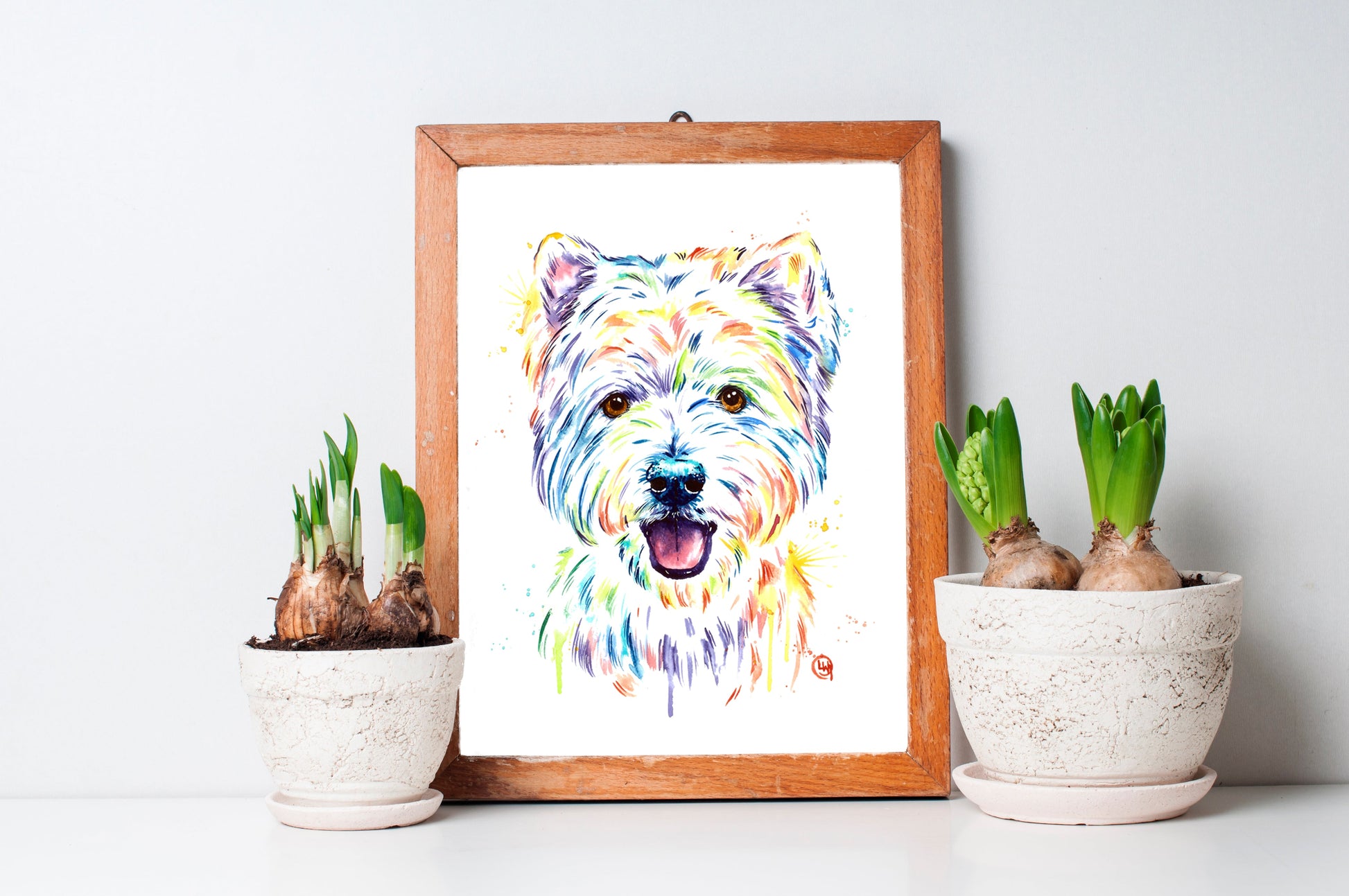 westie art prints - 1