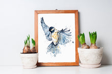 Chickadee Watercolor Art - 1