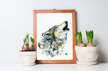 Howling Wolf Painting - 4